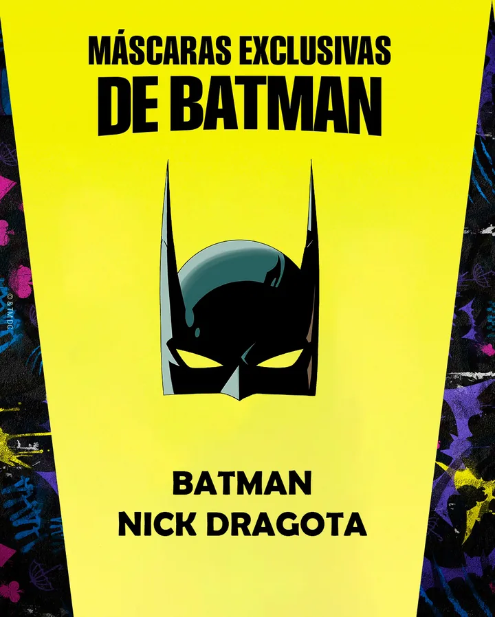 REG-BATDAY26-07 BATMAN DAY 2026 - MÁSCARA NICK DRAGOTA