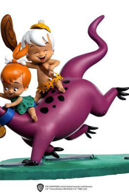 DINO, PEBBLES & BAM BAM – LOS PICAPIEDRAS – ART SCALE 1/10 – IRON STUDIOS