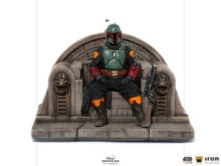 BOBA FETT EN EL TRONO - STAR WARS THE MANDALORIAN - ART SCALE 1/10