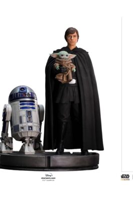 LUKE SKYWALKER R2-D2 & CHILD GROGU – STAR WARS THE MANDALORIAN – LEGACY REPLICA 1/4