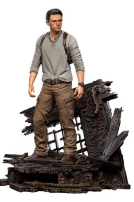 NATHAN DRAKE DELUXE – UNCHARTED MOVIE – BDS ART SCALE 1/10 – IRON STUDIOS