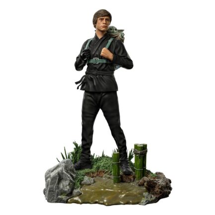 LUKE SKYWALKER & GROGU TRAINING - STAR WARS EL LIBRO DE BOBA FETT - ART SCALE 1/10