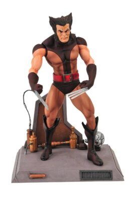 UNMASKED BROWN WOLVERINE – MARVEL COMICS – MARVEL SELECT – 18 CM – DIAMOND SELECT