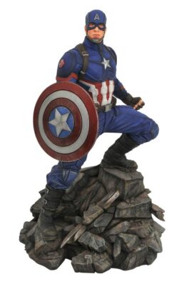 CAPITAN AMERICA ESTATUA RESINA 30 CM AVENGERS ENDGAME MARVEL MOVIE PREMIER COLLECTION RE