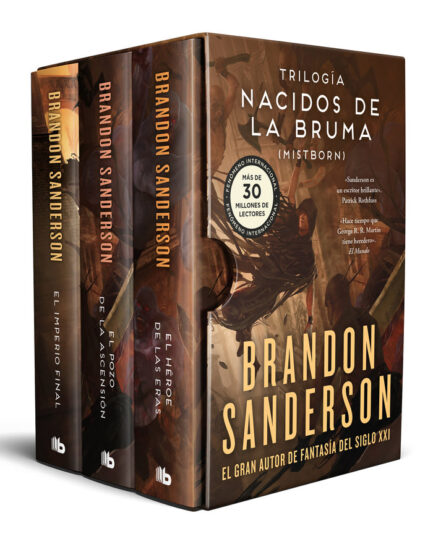 ESTUCHE BRANDON SANDERSON - TRILOGIA NACIDOS DE LA BRUMA (MISTBORN)