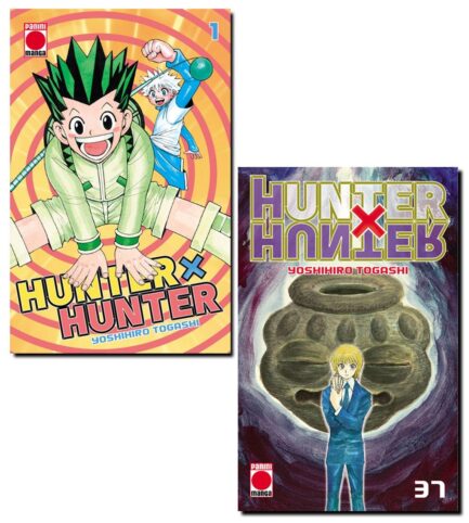 HUNTER X HUNTER 01 (PORTADA ALTERNATIVA) + HUNTER X HUNTER 37 (PORTADA ALTERNATIVA)