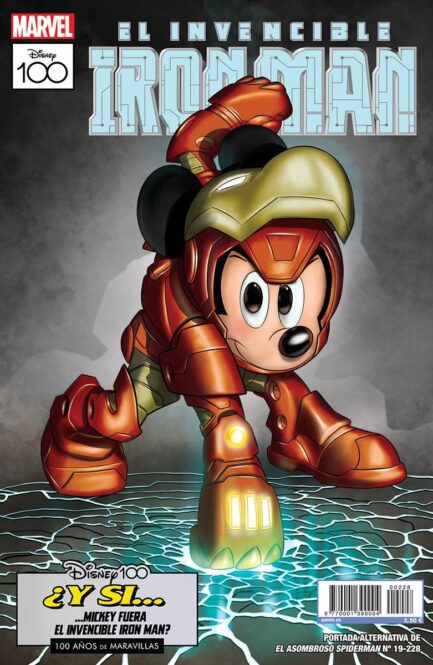 EL ASOMBROSO SPIDERMAN 19 (DISNEY 100 PORTADA ALTERNATIVA - EL INVENCIBLE IRONMAN)