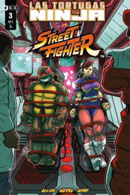 LAS TORTUGAS NINJA VS. STREET FIGHTER NÚM. 3 DE 5