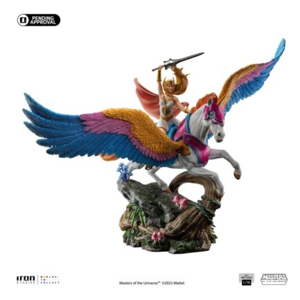 SHE-RA AND SWITFWIND - MASTERS OF THE UNIVERSE - ART SCALE 1/10