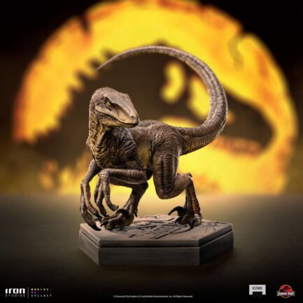 VELOCIRAPTOR C - JURASSIC WORLD - ICONS STATUE - Imagen 2