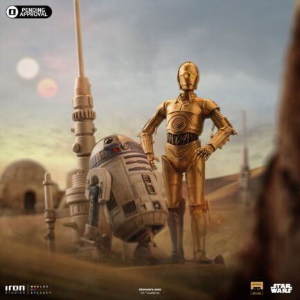 C-3PO AND R2-D2 DELUXE - STAR WARS - ART SCALE 1/10 - Imagen 2