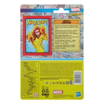 FIRESTAR - MARVEL LEGENDS RETRO - 10 CM - HASBRO - Imagen 2