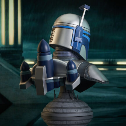 LEGENDS IN 3D BUSTO 1/2 JANGO FETT 25 CM - STAR WARS: ATTACK OF THE CLONES - Imagen 3