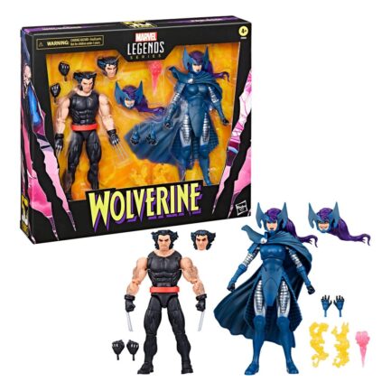 WOLVERINE & PSYLOCKE - WOLVERINE 50TH ANNIVERSARY - MARVEL LEGENDS SERIES - 15 CM - HASBRO - Imagen 2