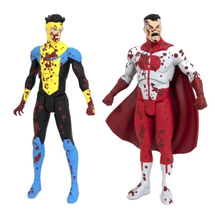 OMNI-MAN & INVINCIBLE DELUXE SET 2 FIG. 18 CM INVINCIBLE 1/10 SCALE - DIAMOND SELECT