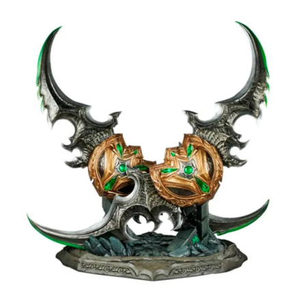 BLIZZARD WORLD OF WARCRAFT - WARGLAIVE OF AZZINOTH 2 UNITS REPLICAS SCALE 1/1