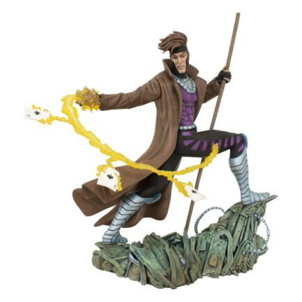 GAMBIT PVC DIORAMA 25 CM MARVEL GALLERY COMIC - DIAMOND SELECT