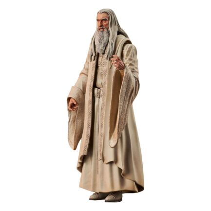SARUMAN DELUXE ACTION FIG. 19 CM THE LORD OF THE RINGS SERIES 6 RE-RUN - DIAMOND SELECT