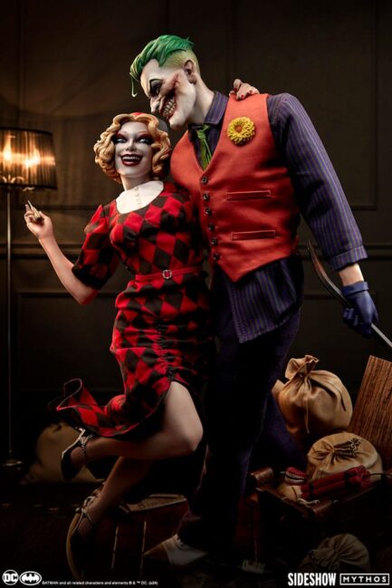THE JOKER AND HARLEY QUINN: LAWLESS LOVE - DC - MYTHOS DIORAMA - 1/5 - SIDESHOW COLLECTIBLES - Imagen 4