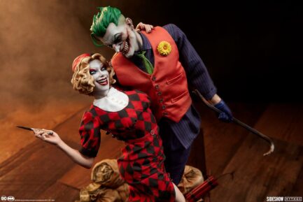 THE JOKER AND HARLEY QUINN: LAWLESS LOVE - DC - MYTHOS DIORAMA - 1/5 - SIDESHOW COLLECTIBLES - Imagen 5