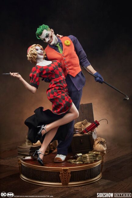 THE JOKER AND HARLEY QUINN: LAWLESS LOVE - DC - MYTHOS DIORAMA - 1/5 - SIDESHOW COLLECTIBLES - Imagen 11