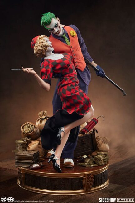 THE JOKER AND HARLEY QUINN: LAWLESS LOVE - DC - MYTHOS DIORAMA - 1/5 - SIDESHOW COLLECTIBLES - Imagen 13