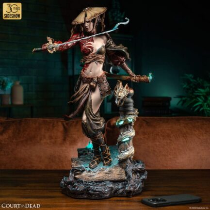 SLAIER: THE UNDYING BLADE - COURT OF THE DEAD - PREMIUM FORMAT - 53 CM - SIDESHOW COLLECTIBLES - Imagen 2