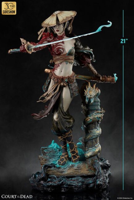 SLAIER: THE UNDYING BLADE - COURT OF THE DEAD - PREMIUM FORMAT - 53 CM - SIDESHOW COLLECTIBLES - Imagen 8