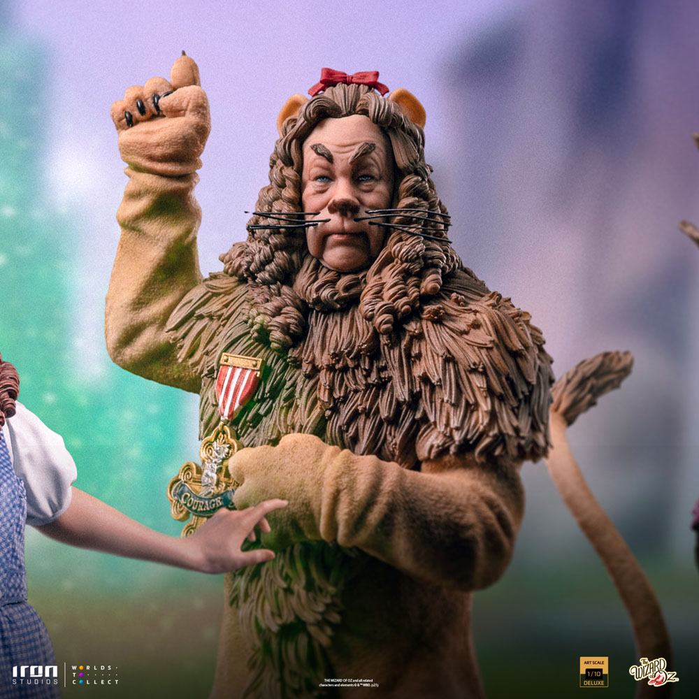 COWARDLY LION DELUXE - THE WIZARD OF OZ - BDS ART SCALE 1/10 - Imagen 16