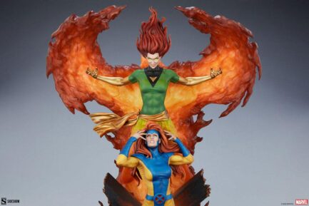 PHOENIX AND JEAN GREY - MARVEL - MAQUETTE - 66 CM - SIDESHOW COLLECTIBLES - Imagen 12