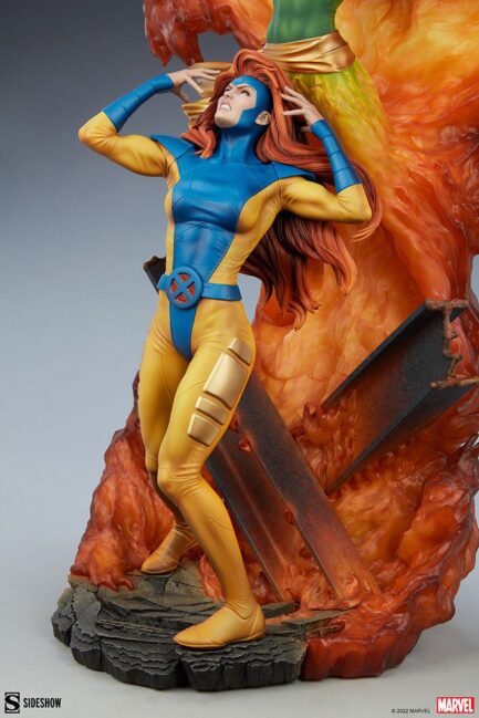 PHOENIX AND JEAN GREY - MARVEL - MAQUETTE - 66 CM - SIDESHOW COLLECTIBLES - Imagen 16