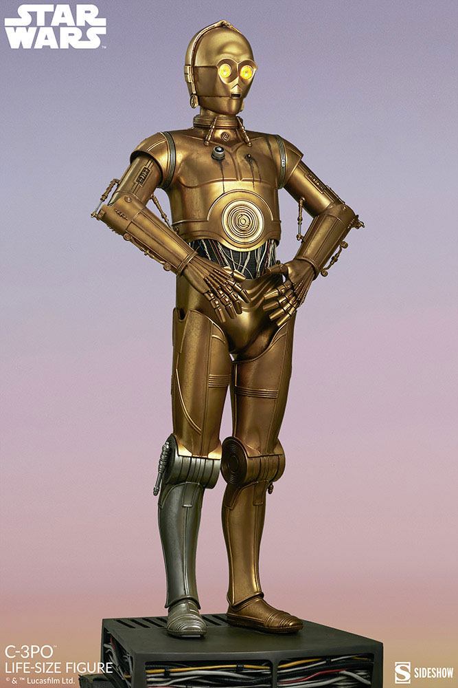 C-3PO - STAR WARS - LIFE-SIZE STATUE - 188 CM - SIDESHOW COLLECTIBLES - Imagen 10