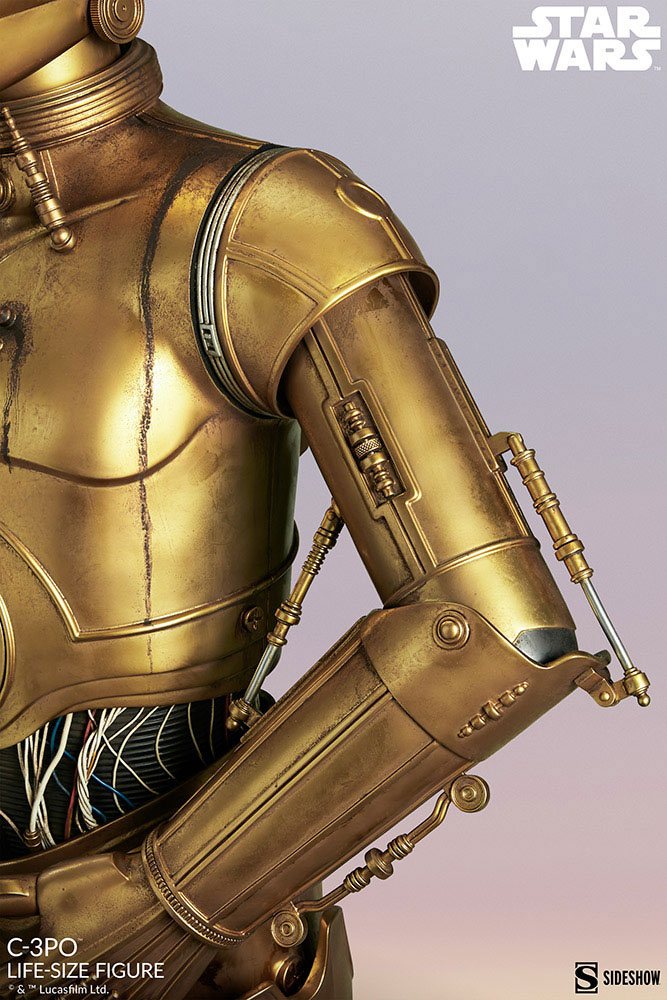 C-3PO - STAR WARS - LIFE-SIZE STATUE - 188 CM - SIDESHOW COLLECTIBLES - Imagen 18