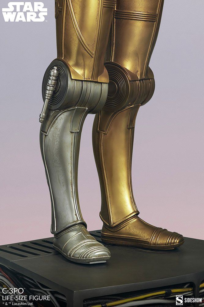 C-3PO - STAR WARS - LIFE-SIZE STATUE - 188 CM - SIDESHOW COLLECTIBLES - Imagen 20