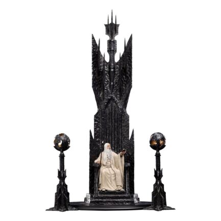 SARUMAN THE WHITE ON THRONE - THE LORD OF THE RINGS - STATUE 1/6 SCALE 111 CM - WETA WORKSHOP