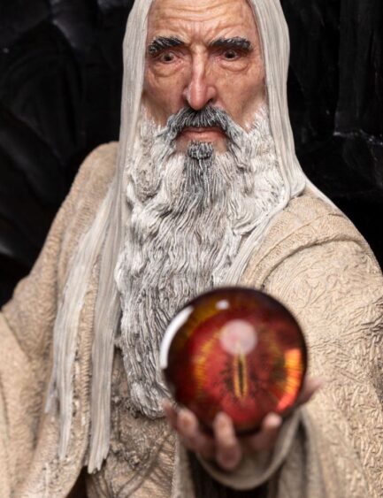 SARUMAN THE WHITE ON THRONE - THE LORD OF THE RINGS - STATUE 1/6 SCALE 111 CM - WETA WORKSHOP - Imagen 6