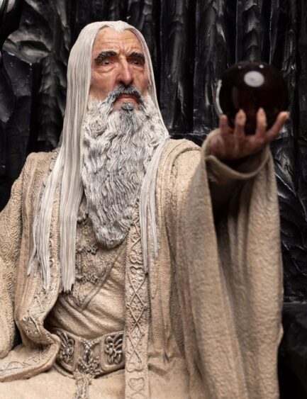 SARUMAN THE WHITE ON THRONE - THE LORD OF THE RINGS - STATUE 1/6 SCALE 111 CM - WETA WORKSHOP - Imagen 7