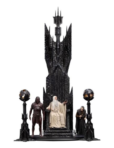 SARUMAN THE WHITE ON THRONE - THE LORD OF THE RINGS - STATUE 1/6 SCALE 111 CM - WETA WORKSHOP - Imagen 11