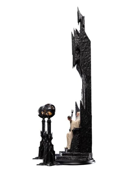 SARUMAN THE WHITE ON THRONE - THE LORD OF THE RINGS - STATUE 1/6 SCALE 111 CM - WETA WORKSHOP - Imagen 13