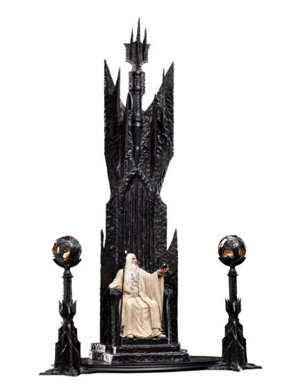 SARUMAN THE WHITE ON THRONE - THE LORD OF THE RINGS - STATUE 1/6 SCALE 111 CM - WETA WORKSHOP - Imagen 16