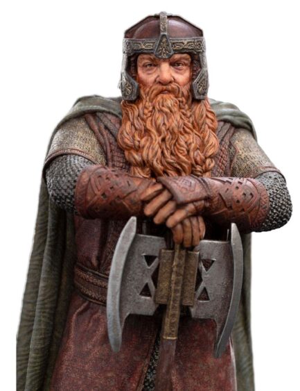 GIMLI - THE LORD OF THE RINGS - MINIATURE STATUE 19 CM - WETA WORKSHOP - Imagen 4