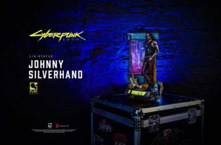 JOHNNY SILVERHAND EXCLUSIVE - CYBERPUNK 2077 - 1/4 SCALE STATUE 53 CM - PURE ARTS - Imagen 5