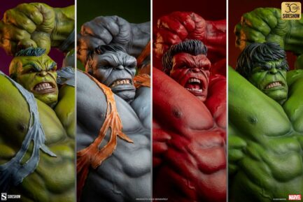 RED HULK: THUNDERBOLT ROSS - MARVEL - PREMIUM FORMAT - 71 CM - SIDESHOW COLLECTIBLES - Imagen 13