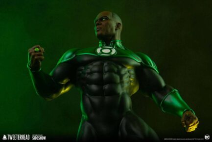JOHN STEWART (GREEN LANTERN) - DC COMICS - MAQUETTER 1/6 52 CM - TWEETERHEAD - Imagen 2