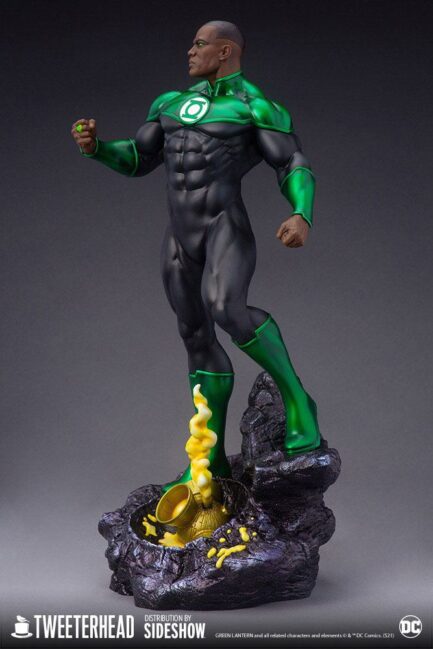 JOHN STEWART (GREEN LANTERN) - DC COMICS - MAQUETTER 1/6 52 CM - TWEETERHEAD - Imagen 7