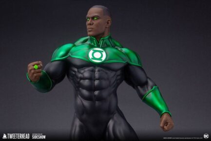 JOHN STEWART (GREEN LANTERN) - DC COMICS - MAQUETTER 1/6 52 CM - TWEETERHEAD - Imagen 11