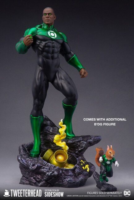 JOHN STEWART (GREEN LANTERN) - DC COMICS - MAQUETTER 1/6 52 CM - TWEETERHEAD - Imagen 13