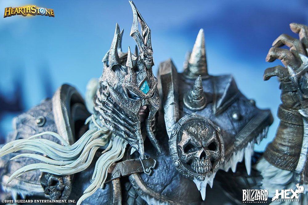 THE LICH KING - BLIZZARD HEARTHSTONE - 1/6 STATUE - HEX COLLECTIBLES - Imagen 5