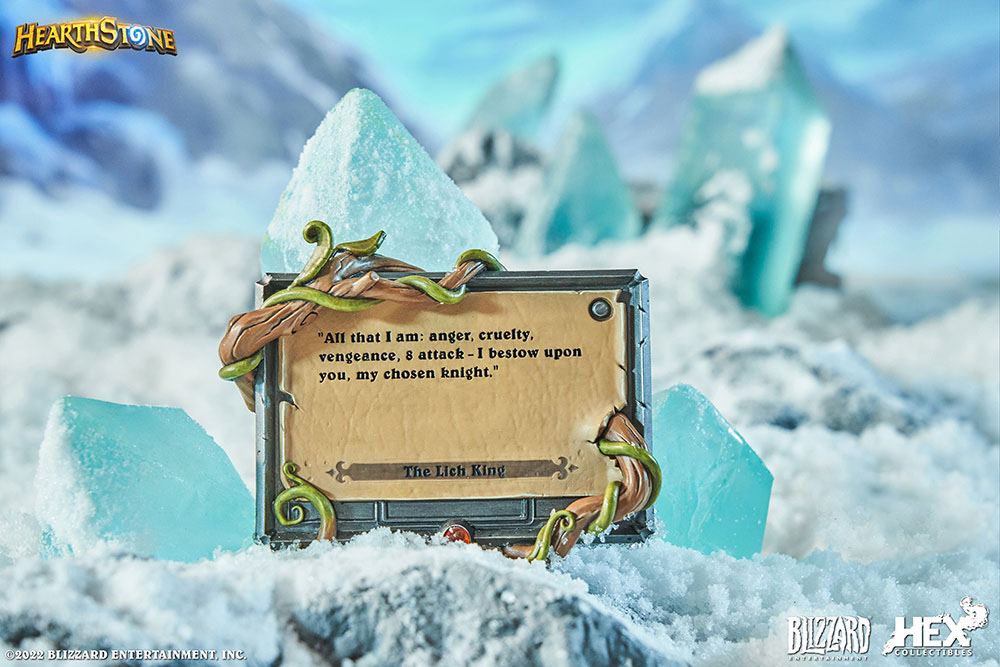 THE LICH KING - BLIZZARD HEARTHSTONE - 1/6 STATUE - HEX COLLECTIBLES - Imagen 6