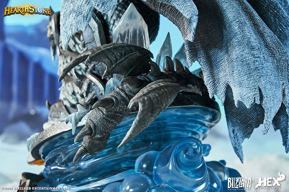 THE LICH KING - BLIZZARD HEARTHSTONE - 1/6 STATUE - HEX COLLECTIBLES - Imagen 7